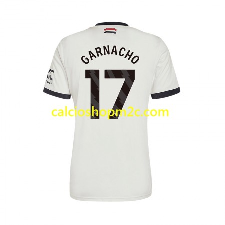 Manchester United GARNACHO 17 Maglia Terza 2024/2025 Manica Corta